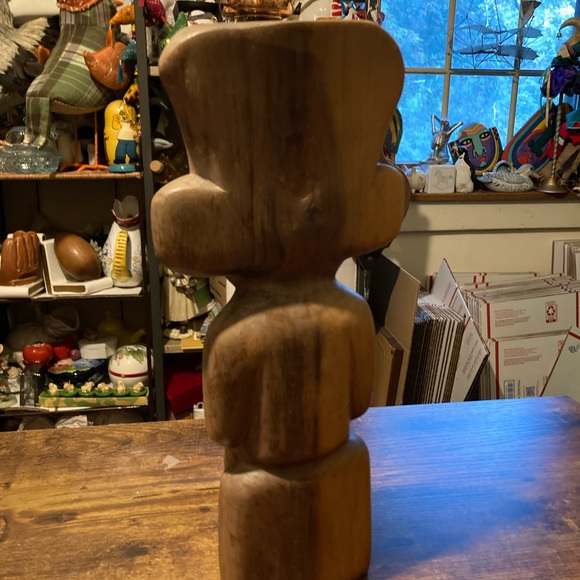 Aztec Mayan Wood sculpture - Picture 4 of 6